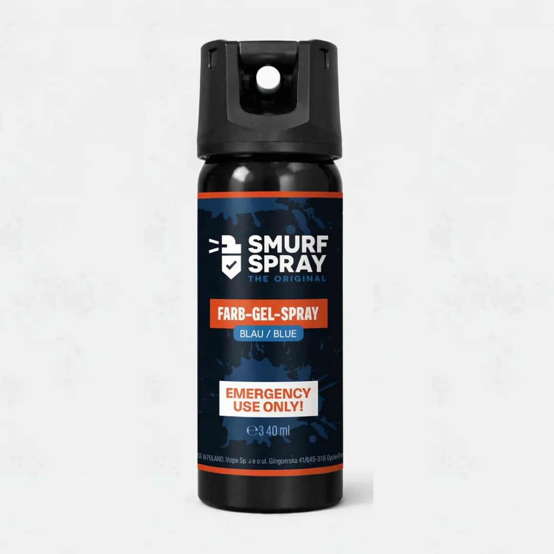 Kleurmarkeringsspray met blauwe levensmiddelenkleurstof