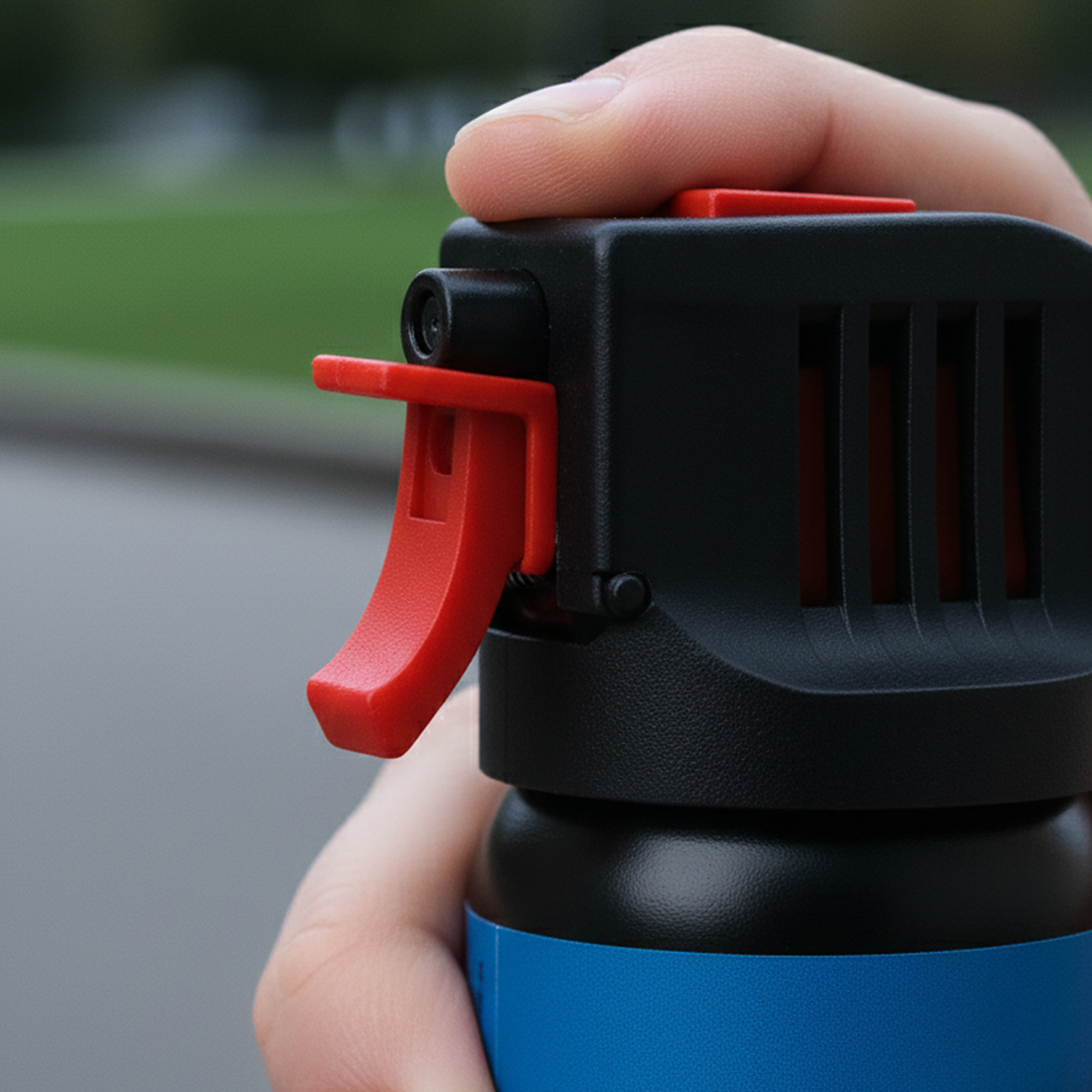 SmurfSpray – Sicherheitsverriegelung, legal und sicher